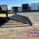 Big Tex 7 x 18 Landscape Utility Trailer - Ramp Gate