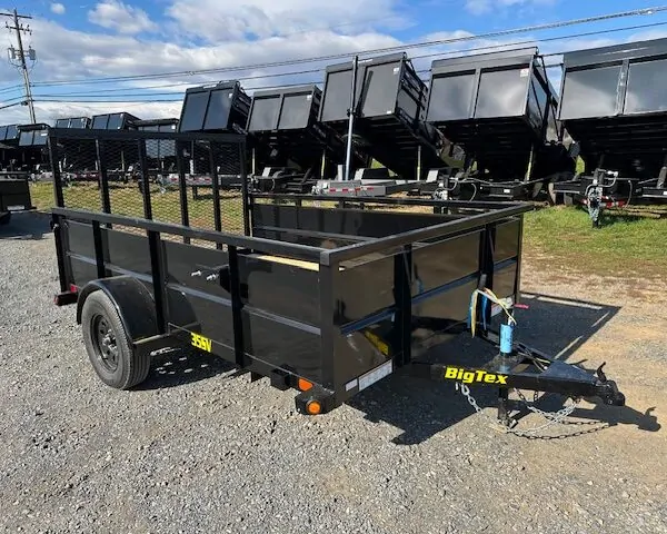Big Tex 6 x 10 Landscape Utility Trailer - 24" Metal Sides