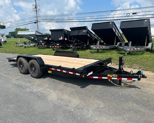 Big Tex 7 x 18 Full-Tilt Equipment Trailer - Removable Fenders