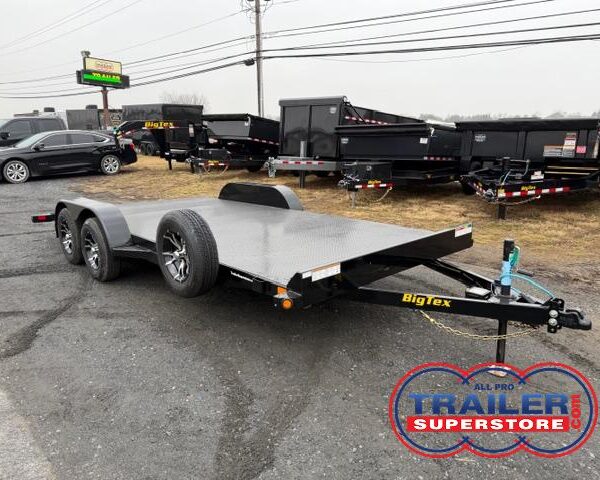 Big Tex 83" x 18' Steel Deck Car Trailer - Aluminum Wheels