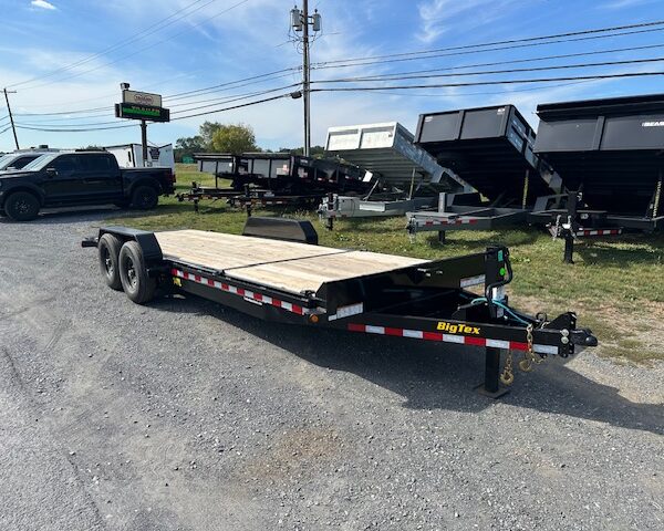 Big Tex 7 x 22 Equipment Trailer - Split-Tilt Deck