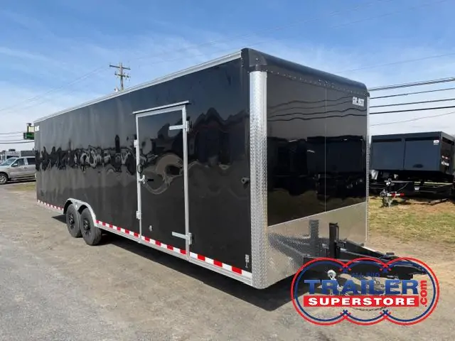 CAR-MATE 
INNO 
BR570 
エアクルーザー
ルーフボックス ジェットバッグ
450リットル Car Mate 8.5 x 28 Enclosed Car Trailer | Screwless Exterior