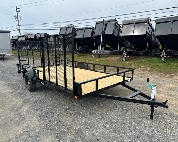 Carry-On 7 x 14 Landscape Utility Trailer - ATV Side Ramp