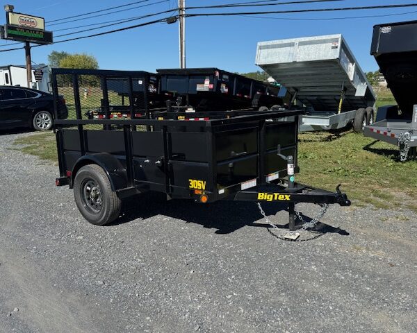 Big Tex 5 x 8 Landscape Utility Trailer - 2' Steel Sides