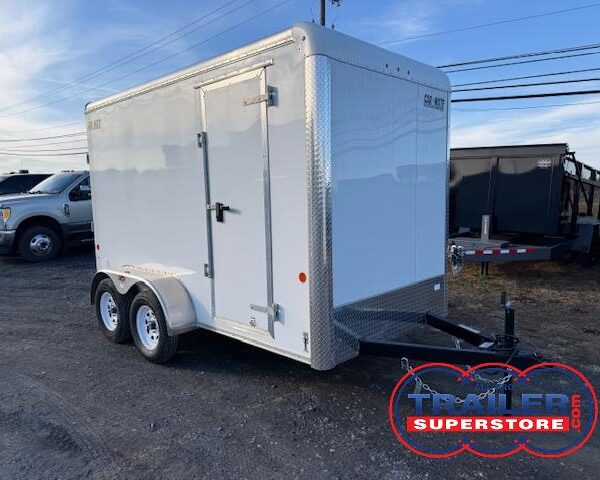 Car Mate 6 x 12 Enclosed Cargo Trailer - 12" Added Height