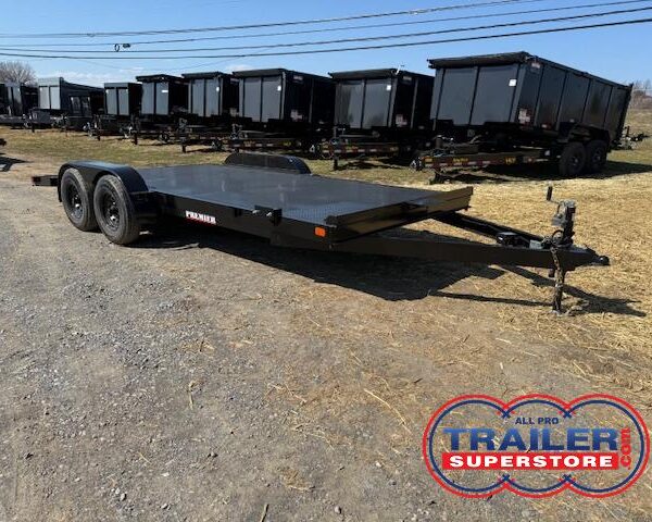 Premier 7 x 18 Steel Deck Open Car Trailer
