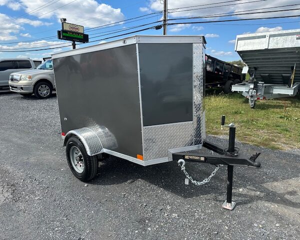 Covered Wagon 4 x 6 Enclosed Cargo Trailer