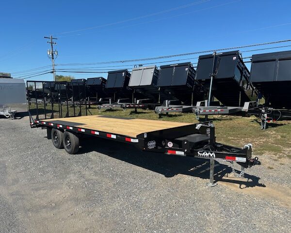 CAM Superline 8 x 20 Deckover Equipment Trailer - Split Gate