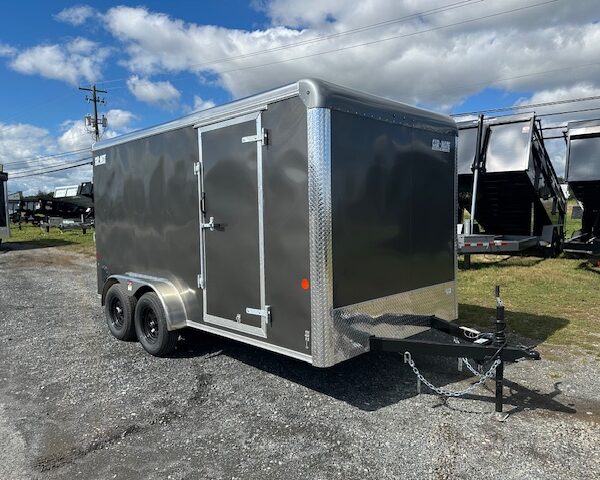 Car Mate 7 x 14 Enclosed Cargo Trailer - Added Height & Screwless