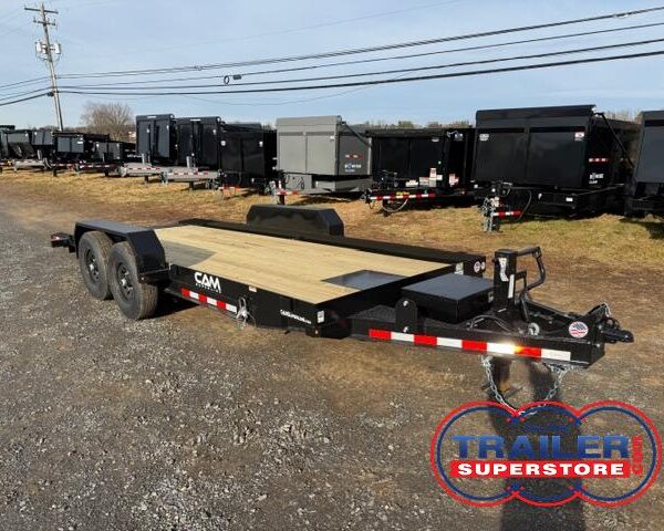 CAM Superline 7 x 20 Equipment Trailer - Powered Tilt-Deck