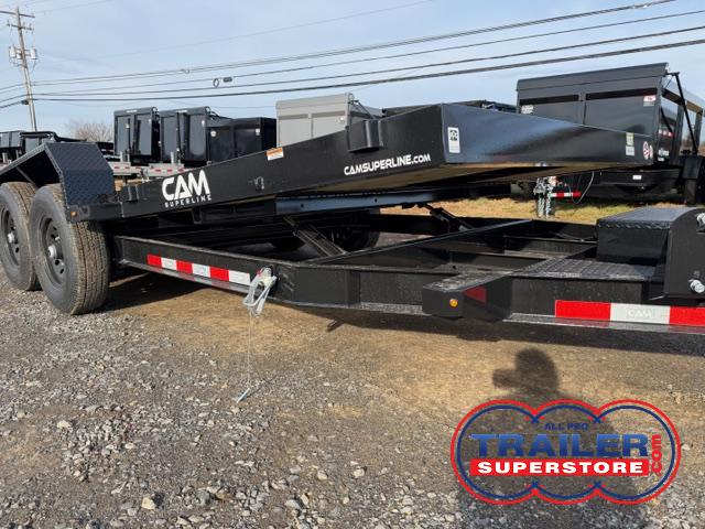 CAM Superline 7 x 20 Equipment Trailer - Powered Tilt-Deck