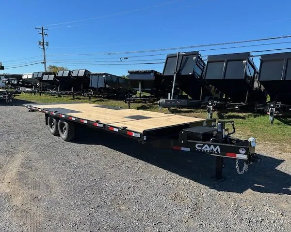 CAM Superline 8 x 24 Equipment Trailer - Powered Split-Tilt