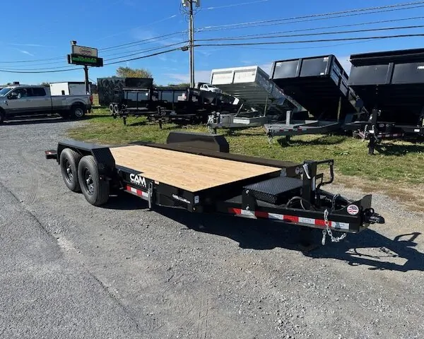 CAM Superline 7 x 18 Equipment Trailer - Gravity Full Tilt