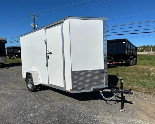 Covered Wagon 6 x 12 Enclosed Trailer - Barn Doors