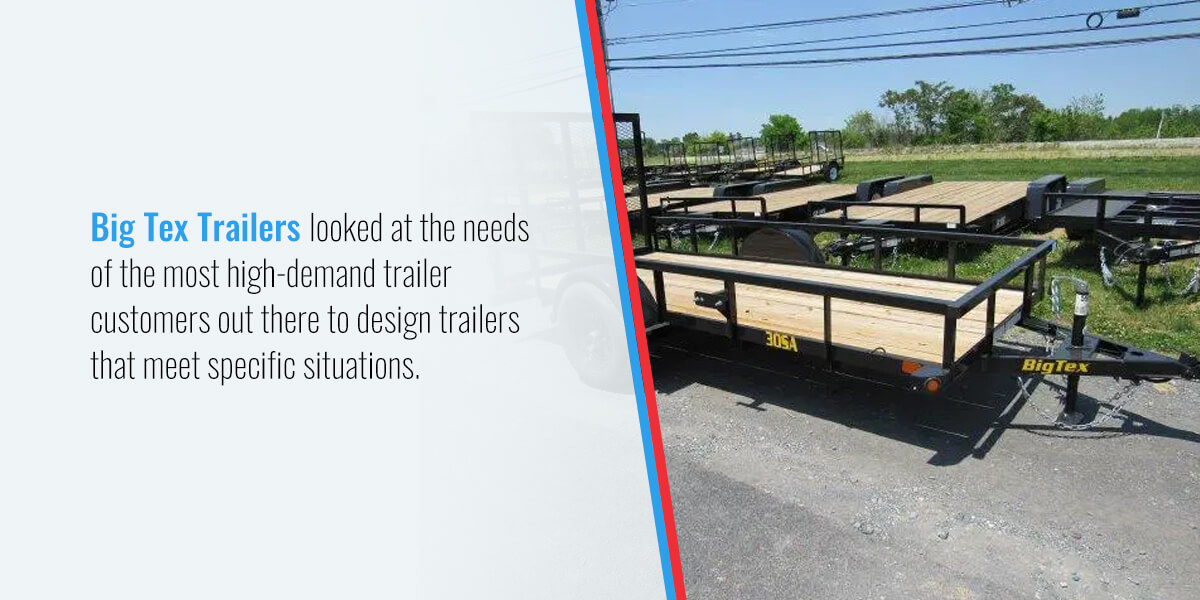 big tex trailers designs trailers to meet specific needs