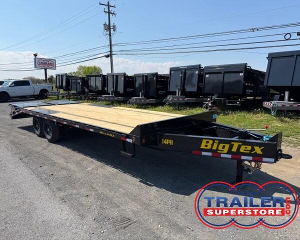 Big Tex 8.5 x 25 Deckover Equipment Trailer - Mega Ramps