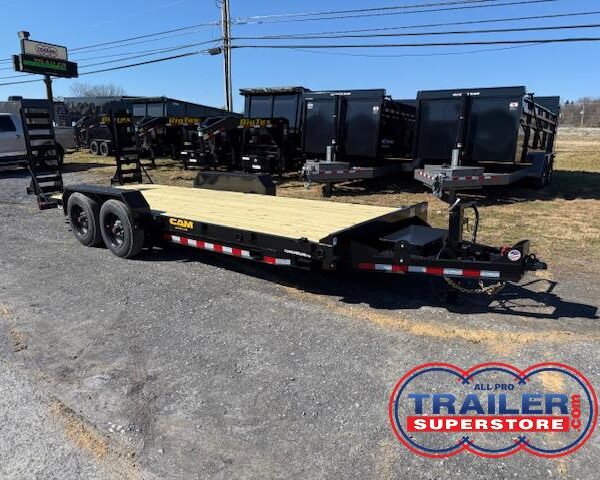 CAM Superline 7 x 20 Equipment Trailer - Pallet Fork Carrier