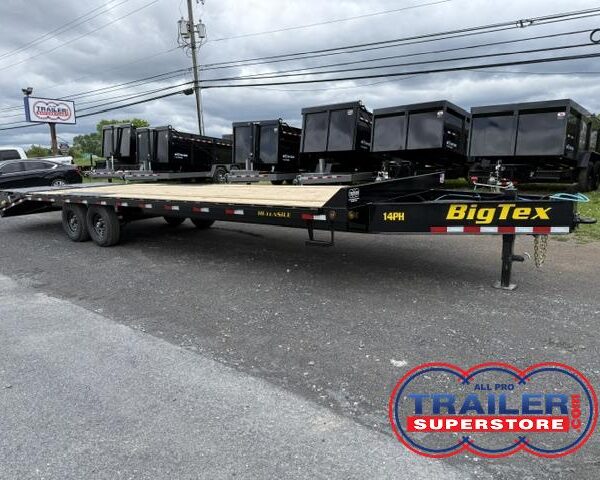 Big Tex 8.5 x 30 Deckover Equipment Trailer - Mega Ramps