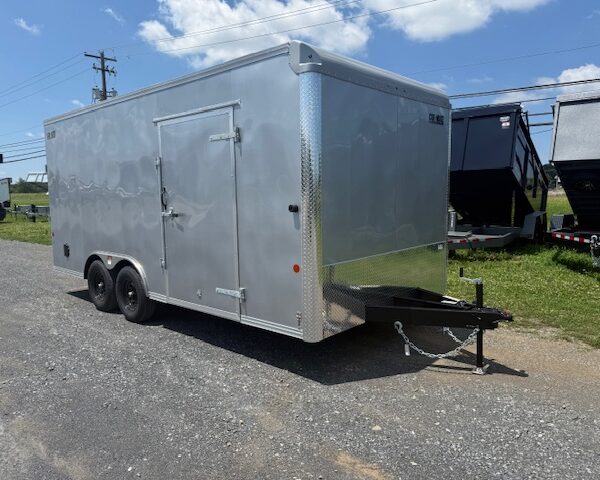 Car Mate 8.5 x 18 Enclosed Car Trailer - 6" Added Height