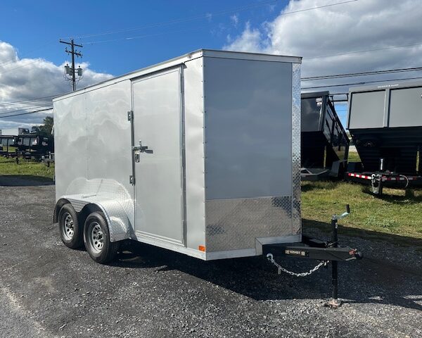 Covered Wagon 6 x 12 Dual Axle Enclosed Cargo Trailer - Ramp Door