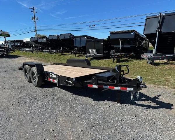 CAM Superline 7 x 18 Equipment Trailer - Powered Tilt-Deck