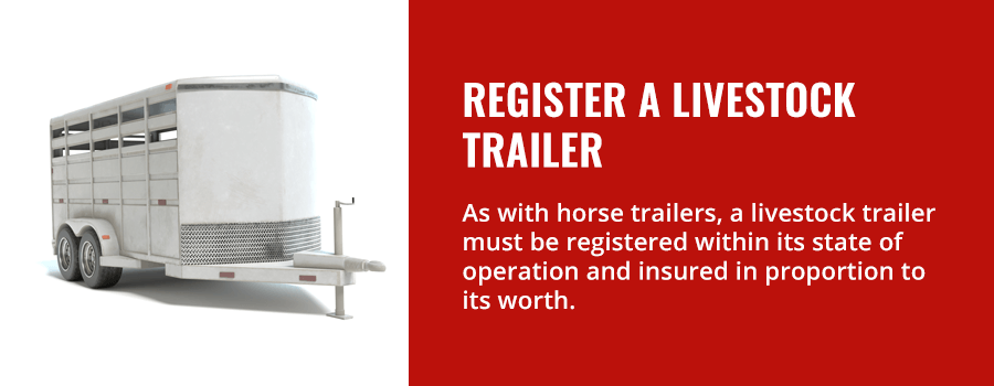 Register a Livestock Trailer