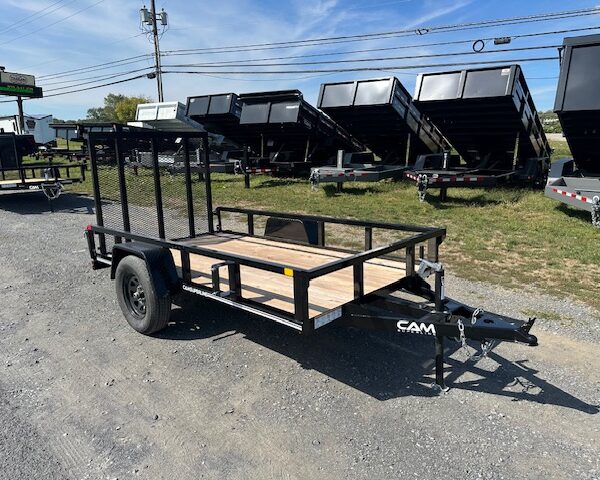Cam Superline 5 x 10 Landscape Utility Trailer - Rear Landscape Gate