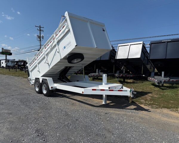BWise 7 x 16 Ultimate Dump Trailer - 8K Axles