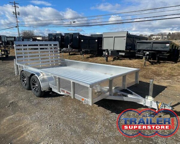 Sport Haven 7×14 Aluminum Landscape Trailer - Heavy Duty Ramp