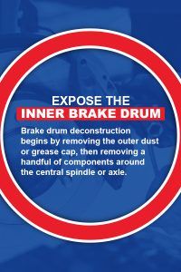 Expose the Inner Brake Drum