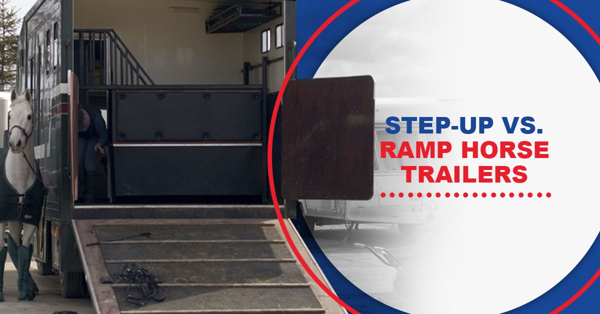 StepUp vs. Ramp Horse Trailers All Pro Trailer Superstore