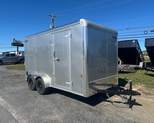 Car Mate 7 x 14 Enclosed Cargo Trailer - 12" Added Height