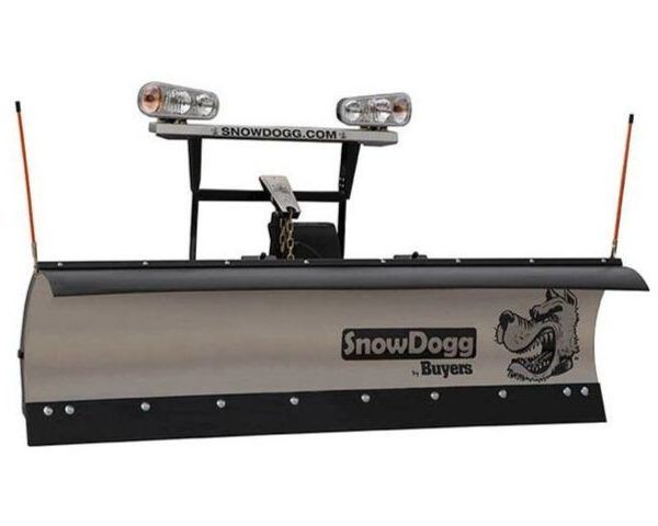 a Snow Dogg snow plow