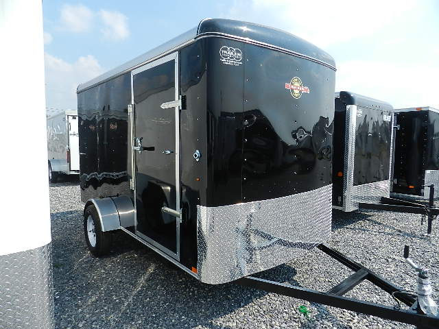 Cargo Trailer with Extended Height and Ramp Door