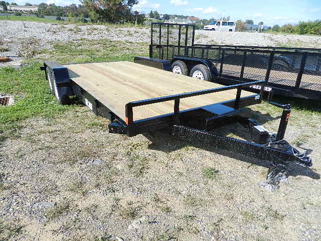 Car Mate 6.8 x 18 Car Trailer - 7K with Slide In Ramps!
