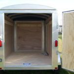a Carry-On trailer with the single rear door opened