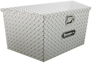 aluminum diamond plate trailer tongue toolbox
