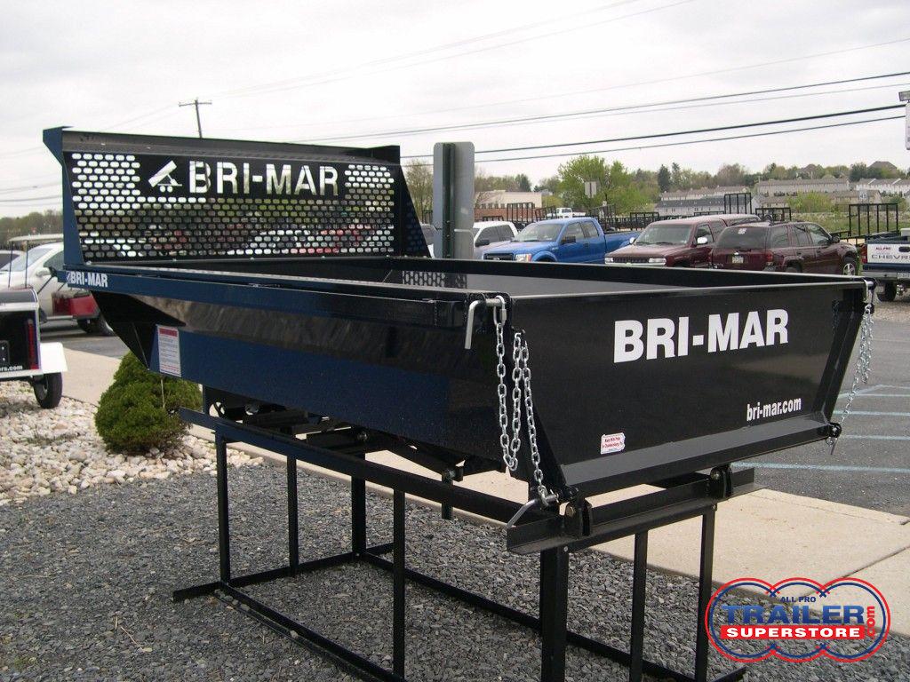 black Bri-Mar dump bed trailer