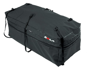 black cargo bag