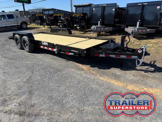 CAM Superline 7 x 21 Low Profile Equipment Trailer - Split-Tilt