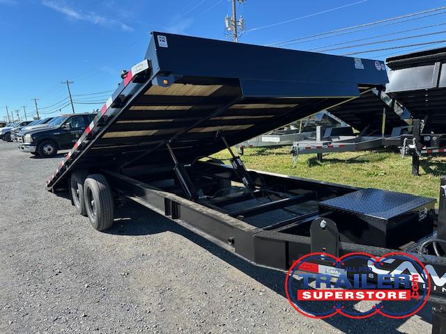 CAM Superline 8 x 22 Deckover Equipment Trailer - Power Tilt
