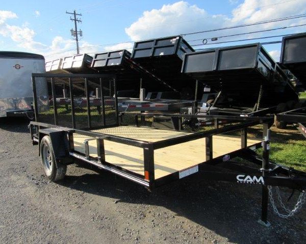 a CAM Superline trailer parked on the side of the road