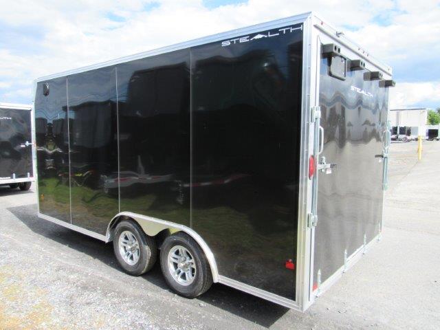 Cargo Pro 8.5 x 16 Aluminum Enclosed Car Trailer - Ramp Door