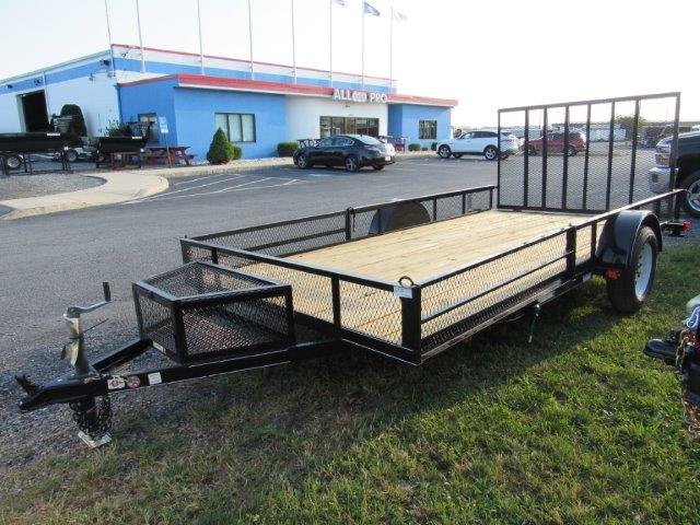 Carry-On 7 x 14 ATV Utility Trailer - Removable Ramps & Toolbox