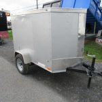 a Diamond Cargo trailer parked on the side of the road