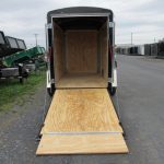 a Homesteader enclosed cargo trailer with added height