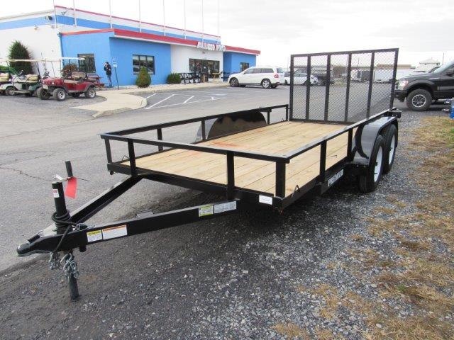 Premier 6.4 x 14 Landscape Utility Trailer - Rear Ramp Gate