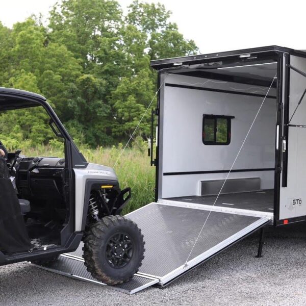 ATC 7.5 x 14 Aluminum Enclosed Cargo Trailer - Rear Spoiler