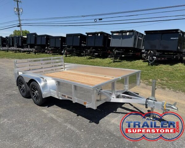 Sport Haven 7×12 Aluminum Utility Trailer - Aluminum Wheels