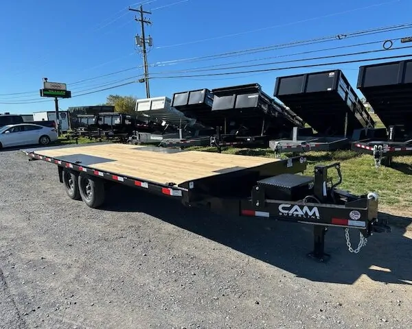 CAM Superline 8 x 24 Equipment Trailer - Powered Full-Tilt